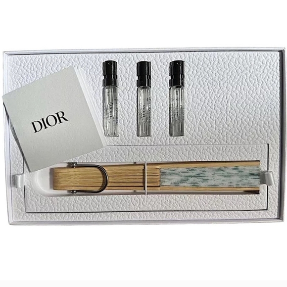 NIB Dior Lily of the Valley Fan and Lucky Fragrance Set - Picture 3 of 6